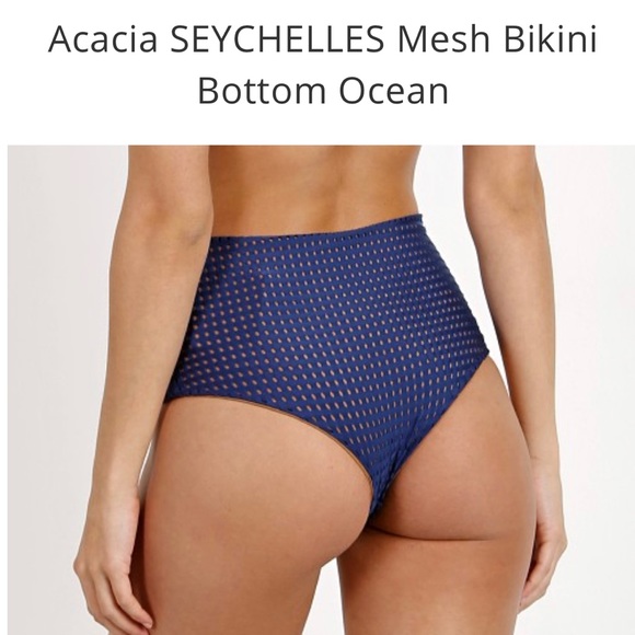 ACACIA SWIMWEAR Seychelles Bottom | Neon Cactus Mesh - Picture 5 of 5